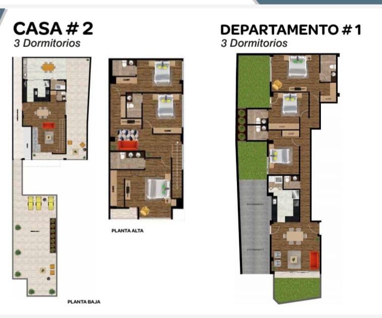 VENTA CASA 3D CON AMPLIA TERRAZA FRONTAL.CUMBAYA URB YANAZARAPATA