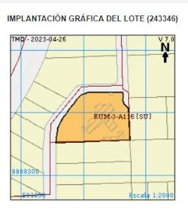 Venta Terreno 1.922m, Sector Ponceano