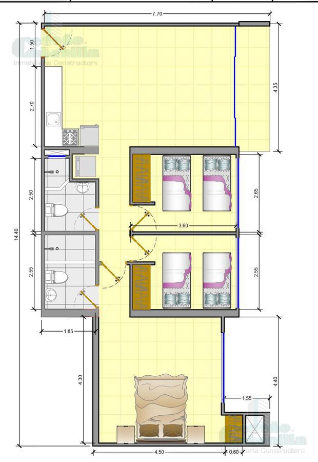 VENTA DE DEPARTAMENTO  VISTA A MAR BRAVO  EN SALINAS CHIPIPE  PISO 2