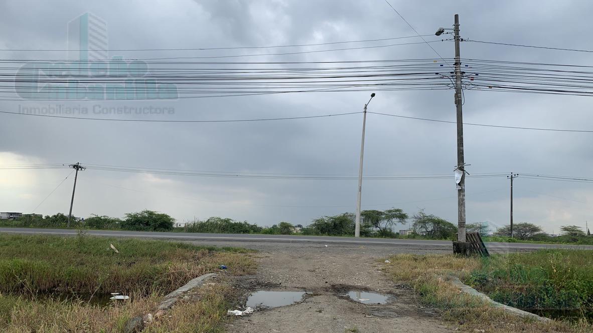 VENTA DE TERRENO VIA DURAN YAGUACHI SOBRE LA VIA