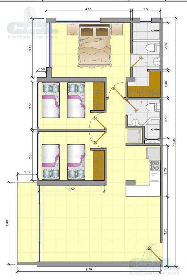 VENTA DE DEPARTAMENTO  EN SALINAS CHIPIPE  PISO 3