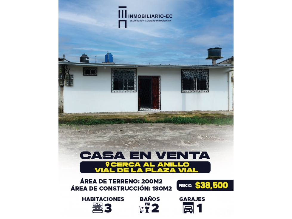 CASA EN VENTA EN LA ASISTENCIA MUNICIPAL II