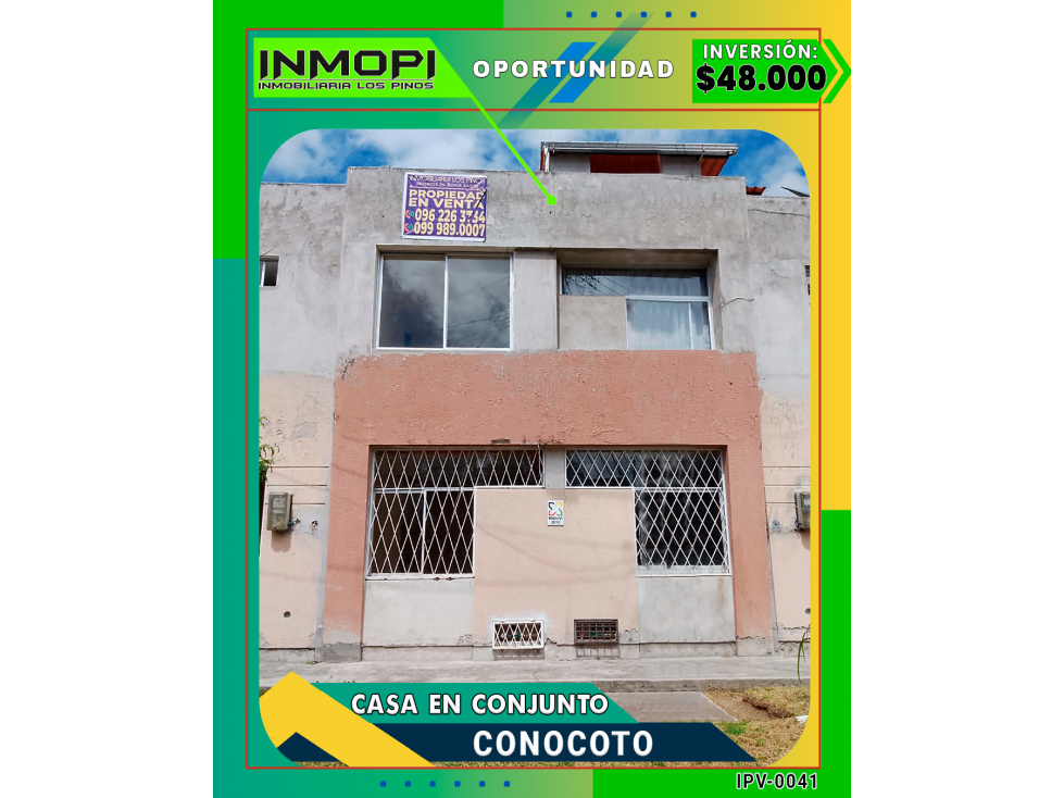 INMOPI CASA EN CONJUNTO - CONOCOTO | IPV 0041