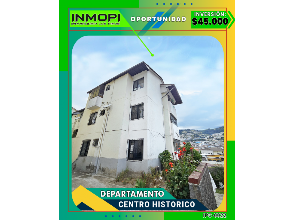 INMOPI VENDE DEPARTAMENTO, CENTOR HISTORICO IPC ? 0022