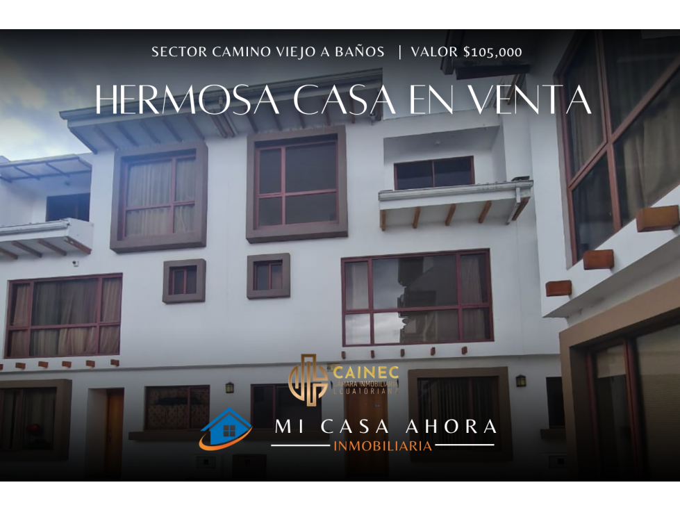 CASA EN VENTA CAMINO VIEJO A BAÑOS