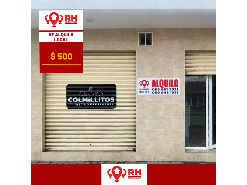 LOCAL COMERCIAL EN ALQUILER EN AV. COLON TINOCO, MACHALA