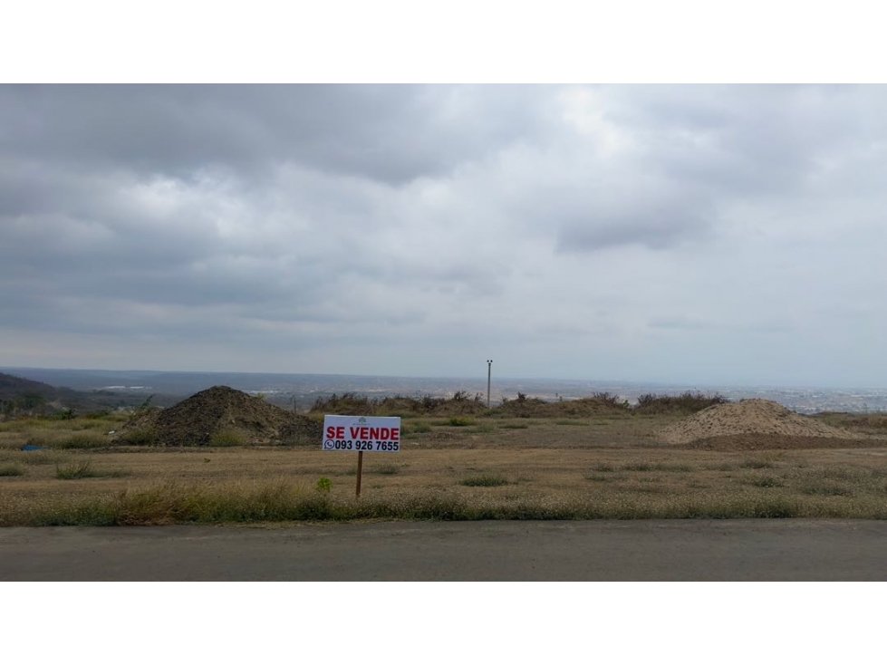 TERRENO EN VENTA EN LAS FALDAS DEL CERRO DE MONTECRISTI